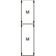 Панель с монтажной платой 1ряд/7 реек STJ1 M 3A ABB