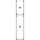 Панель с монтажной платой 1ряд/8 реек STJ1 M 4A ABB