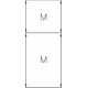 Панель с монтажной платой 2ряда/8 реек STJ2 M 4A ABB