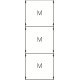 Панель с монтажной платой 2ряда/9 реек STJ2 M 5A ABB