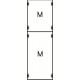 Панель с монтажной платой 1ряд/5 реек STJ1 M 1A ABB