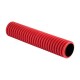 Труба гофрированная двустенная жесткая ПНД d50 6м (36м/уп) красная, EKF