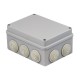 Коробка распаячная КМР-050-041 пылевлагозащитная, 10 мембранных вводов, уплотнительный шнур (150х110х70) PROxima EKF