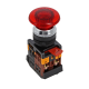 Кнопка AELA-22 красная с подсветкой NO+NC 380В Грибок EKF