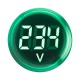 Индикатор значения напряжения зеленый ED16-22VD EKF
