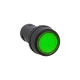Кнопка SW2C-10D с подсветкой зеленая NO 24В EKF