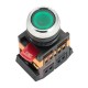Кнопка ABLFS-22 с подсветкой зеленый NO+NC 230В EKF