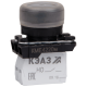 Выключатель кнопочный КМЕ4220м-черный-2но+0нз-цилиндр-IP65 КЭАЗ