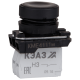 Выключатель кнопочный КМЕ4111м-черный-1но+1нз-цилиндр-IP40 КЭАЗ