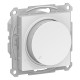 Светорегулятор поворотно-кнопочный RC, 20-315 / 7-157 Вт дим. LED-лампы, механизм, белый AtlasDesign Schneider Electric