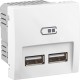 Зарядное USB-устройство 2хUSB 2.1A 45х45 мм белая Altira Schneider Electric