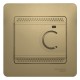 Термостат электронного теплого пола с датчиком, от +5 до +50° C, 10A, титан, в сборе GLOSSA Schneider Electric