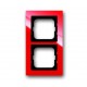 Рамка 2-постовая, axcent, красный 1722-287 ABB