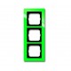 Рамка 3-постовая, axcent, зелёный 1723-286 ABB