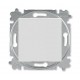Выключатель кнопочный одноклавишный ABB Levit серый / белый 3559H-A91445 16W ABB