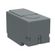 Комплект клеммных крышек OTS250G1S/4 короткая серая комплект - 4 крышки ABB