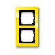 Рамка 2-постовая, axcent, жёлтый 1722-285 ABB