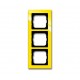 Рамка 3-постовая, axcent, жёлтый 1723-285 ABB
