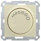 Светорегулятор поворотный с индикацией 600Вт СС10-1-1-Б BOLERO кремовый