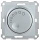 Светорегулятор поворотный с индикацией 600Вт СС10-1-1-Б BOLERO серебряный