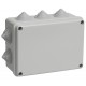 Коробка распределительная для о/п 150х110х70 мм IP44 (RAL7035, 10 гермовводов) КМ41241