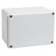 Коробка распределительная для о/п 150х110х85 мм IP44 (RAL7035, гладкие стенки) КМ41261