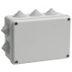 Коробка распределительная для о/п 150х110х70 мм IP55 (RAL7035, 10 гермовводов) КМ41242