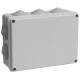 Коробка распределительная для о/п 190х140х70 мм IP44 (RAL7035, 10 гермовводов) КМ41243