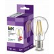 Лампа светодиодная LED A60 шар прозрачный 7Вт 230В 4000К E27 серия 360° IEK