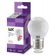 Лампа светодиодная LED G45 шар матовый 7Вт 230В 3000К E27 серия 360° IEK