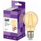 Лампа светодиодная LED A60 шар золото 11Вт 230В 2700К E27 серия 360° IEK