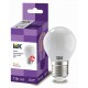 Лампа светодиодная LED G45 шар матовый 7Вт 230В 4000К E27 серия 360° IEK