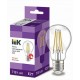 Лампа светодиодная LED A60 шар прозрачный 7Вт 230В 3000К E27 серия 360° IEK
